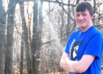 Cooper Bray, 20, of Brockway, transferred 17 credits to BC3 @ Brockway from a Pennsylvania public four-year university and expects to graduate from BC3 @ Brockway in May with an associate degree in psychology. Bray is shown March 25, 2021, in Brockway.
