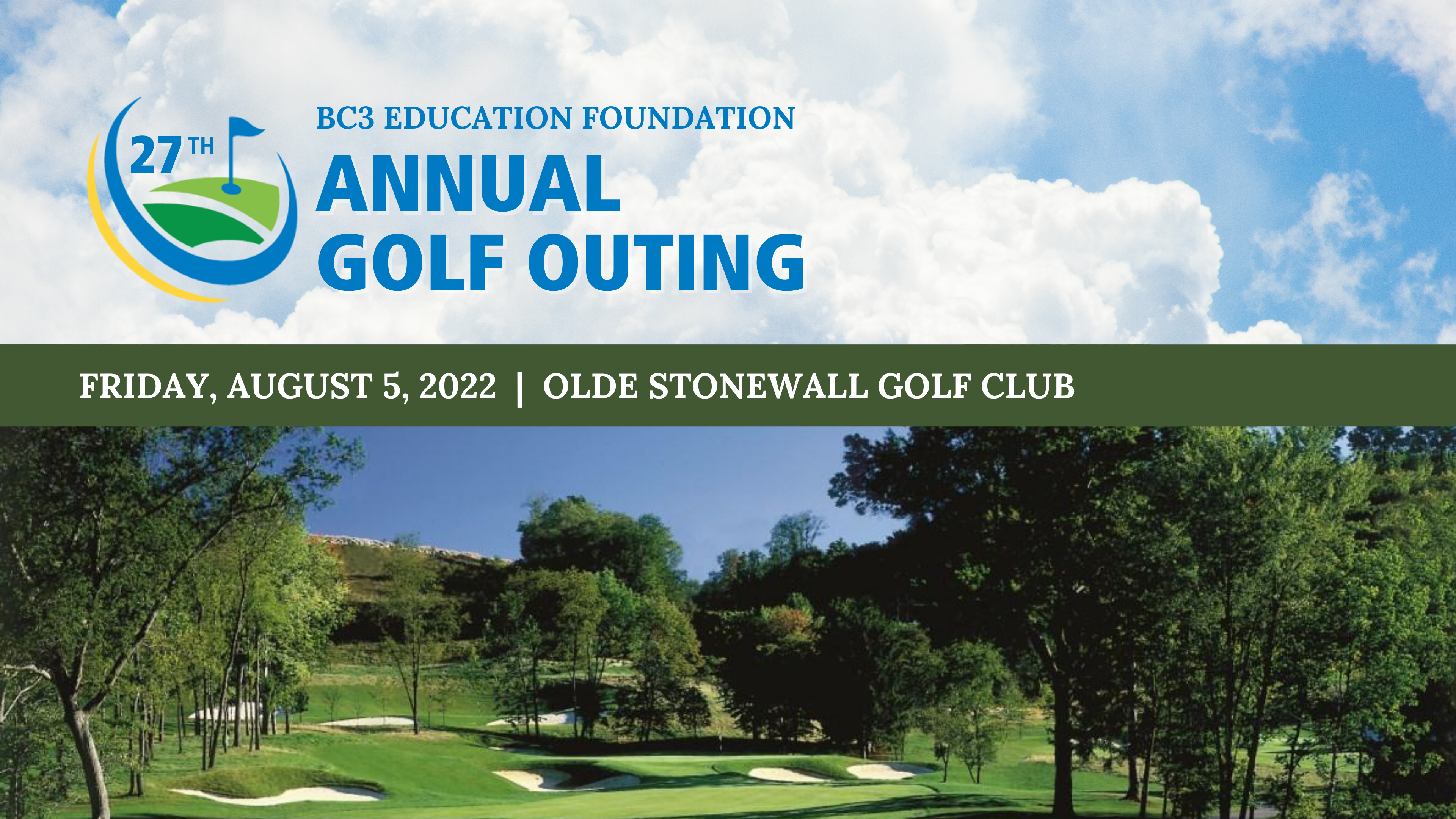 Golf Outing Event Graphic
